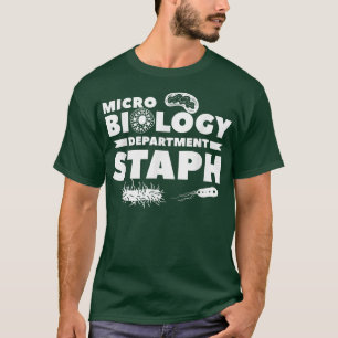 Camiseta Departamento de Microbiologia Staph Science Biolog