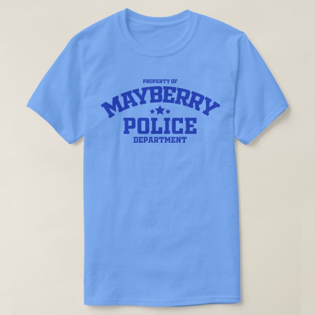 Camiseta Departamento de Polícia de Mayberry (Frente do Design)