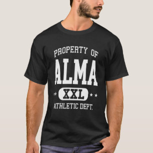 Camiseta Departamento de Propriedade Atlética Alma Retro