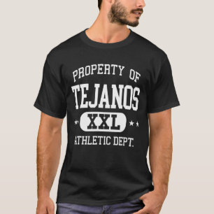 Camiseta Departamento de Propriedade Atlética de Tejanos Re