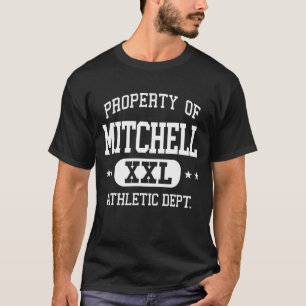 Camiseta Departamento de Propriedade Retro Athletic Mitchel