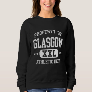 Camiseta Departamento de Propriedade Retro Atlética Glasgow