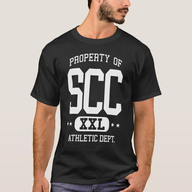 Camiseta Departamento de Propriedade Retro-Atlética SCC (Frente)