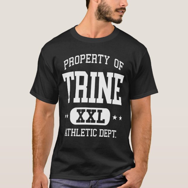 Camiseta Departamento de Propriedade Retro-Atlética Trine (Frente)