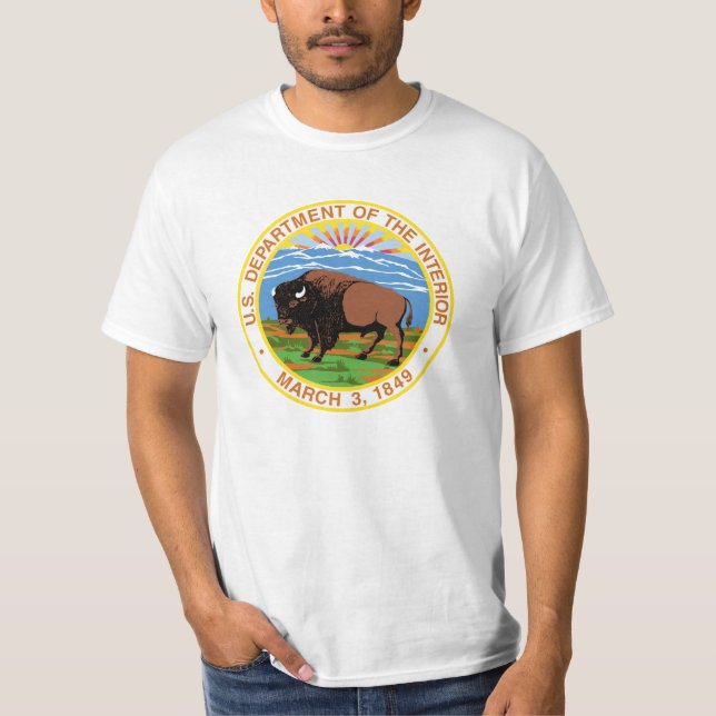 Camiseta department of interior (Frente)