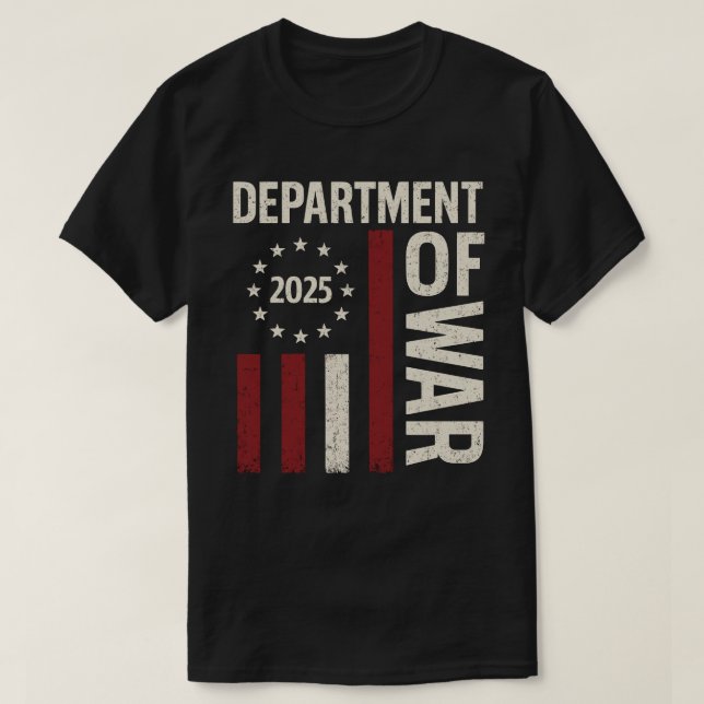 Camiseta Department of War 2025 (Frente do Design)