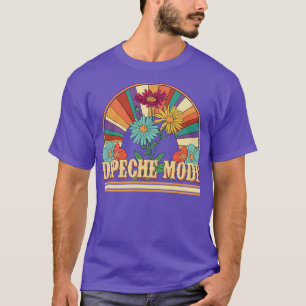 Camiseta Depeche Flowers Name Mode Personalised Gifts Retro