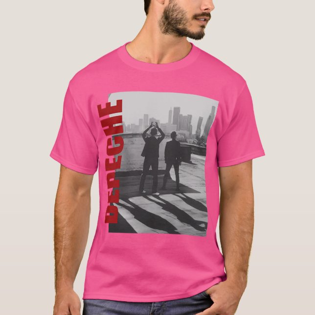 Camiseta Depeche Mode Depeche Mode Retro Aesthetic Fan Art  (Frente)
