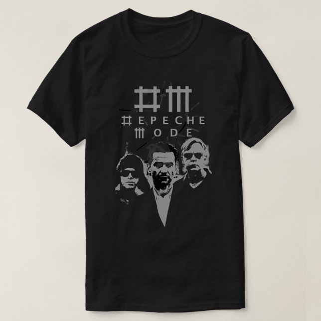 Camiseta Depechemode clássico (Frente do Design)