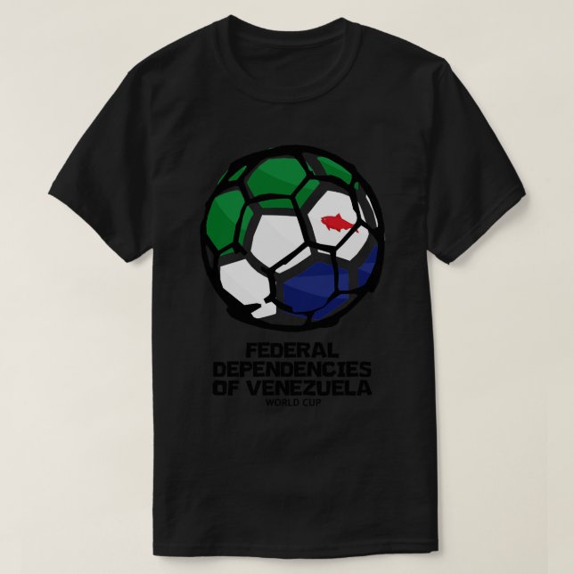 Camiseta Dependências federais da Venezuela (Frente do Design)