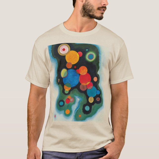 Camiseta Dependido óleo de Abstrato Impulso na Canvas Kandi (Frente)