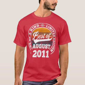 Camiseta Depoimento De Aniversário De 11 De Agosto De 2011 