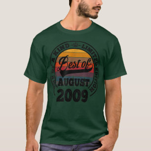 Camiseta Depoimento De Aniversário De 13 De Agosto De 2009