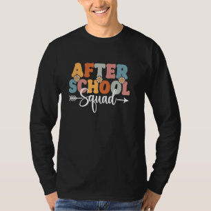 Camiseta Depois Da Esquadra Da Escola De Volta Ao Estudante