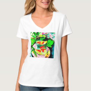 Camiseta depois de Henri Matisse, The Goldfish, desenho dig