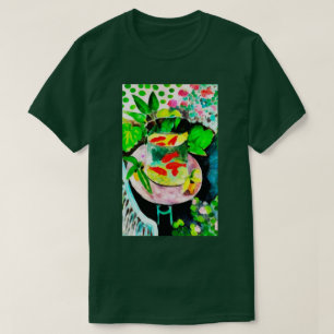 Camiseta depois de Henri Matisse, The Goldfish, desenho dig