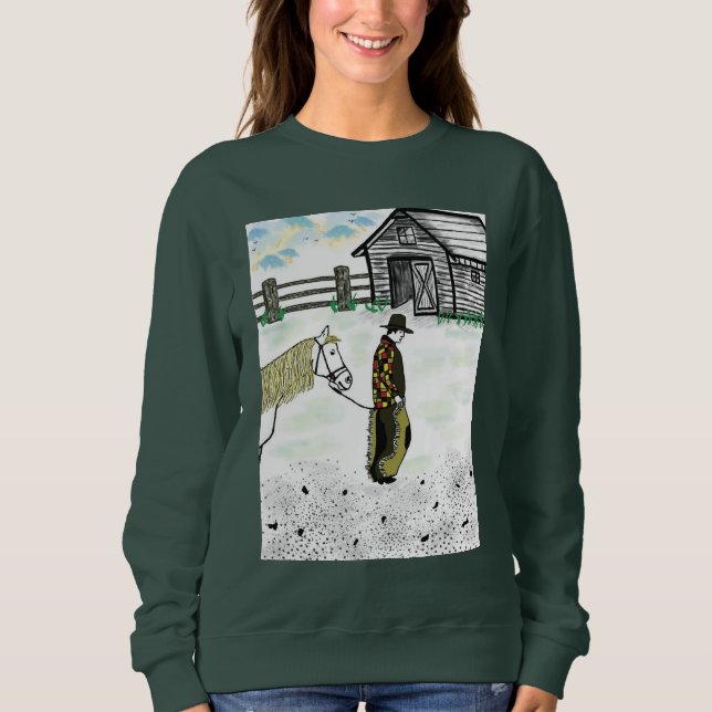 Camiseta Depois de uma corrida de cavalos (Frente)