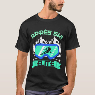Camiseta Depois do Esqui Elite Esqui Snowboard Coelho de Es