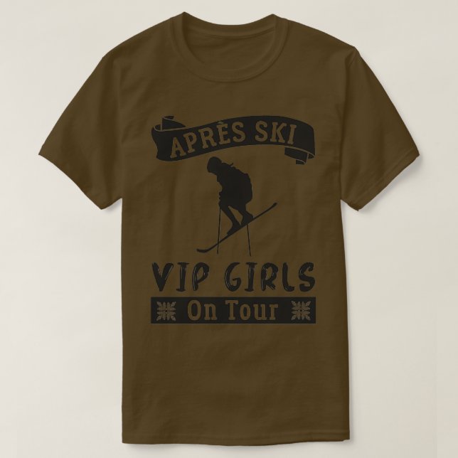 Camiseta Depois do Esqui VIP (Frente do Design)
