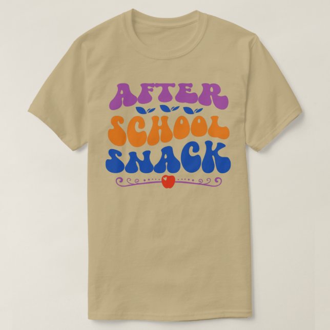 Camiseta Depois do snack-escola (Frente do Design)