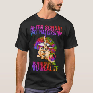 Camiseta Depois que a diretora do programa escolar souber m