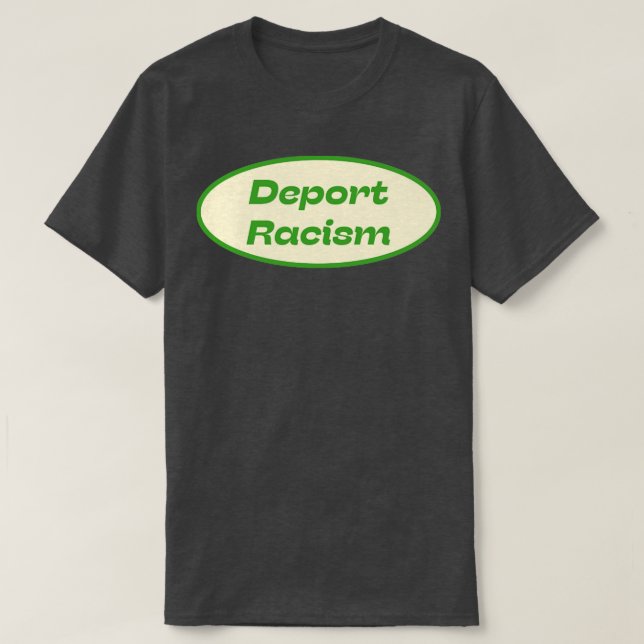 Camiseta Deportar Racismo (Frente do Design)
