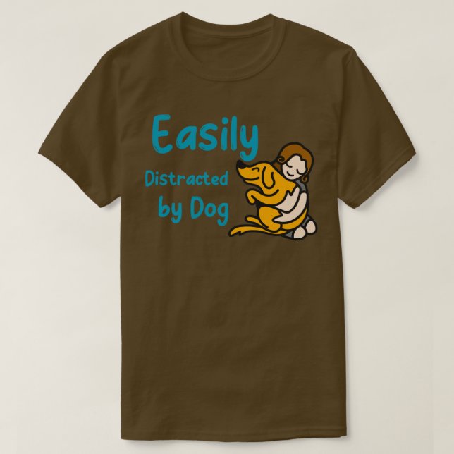 Camiseta Depositado facilmente por cães5 (Frente do Design)