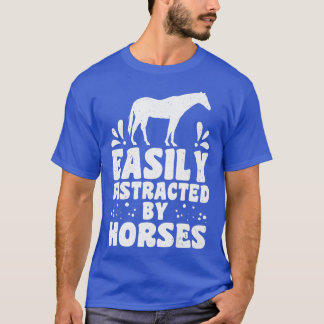 Camiseta Depositado facilmente por cavalos cavaleiros