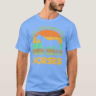 Camiseta Depositado facilmente por cavalos cavaleiros