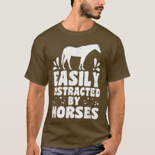 Camiseta Depositado facilmente por cavalos cavaleiros