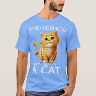 Camiseta Depositado facilmente por gatos 1