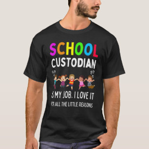 Camiseta Depositário de escola engraçado aprecia presentes