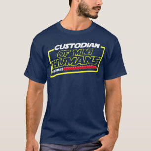 Camiseta Depositário do Mini Humans Team Janitor Gifts
