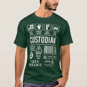 Camiseta Depositário Engraçado Descrição do Cargo Geren