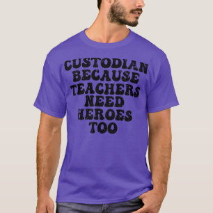Camiseta Depositário porque os professores precisam de heró