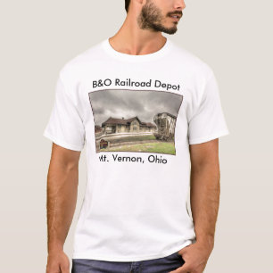 Camiseta Depósito da estrada de ferro de B&O - Mt Vernon