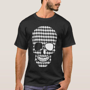 Camiseta Depressão da Perturbação Mental Suporte a Crânio B