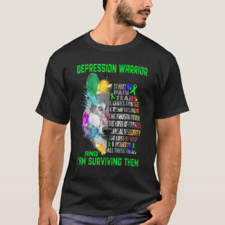 Camiseta Depressão Eu Conheço Todas Essas Coisas E Eu Sou S