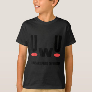 Camiseta Depressão Eu Tenho Depressão Debilitante Cura Ment