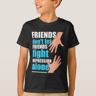 Camiseta Depressão Homens Mulheres Prevenção Suicí
