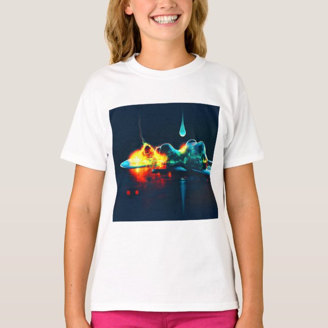 Camiseta Depressão Líquida Brilhante (Frente)