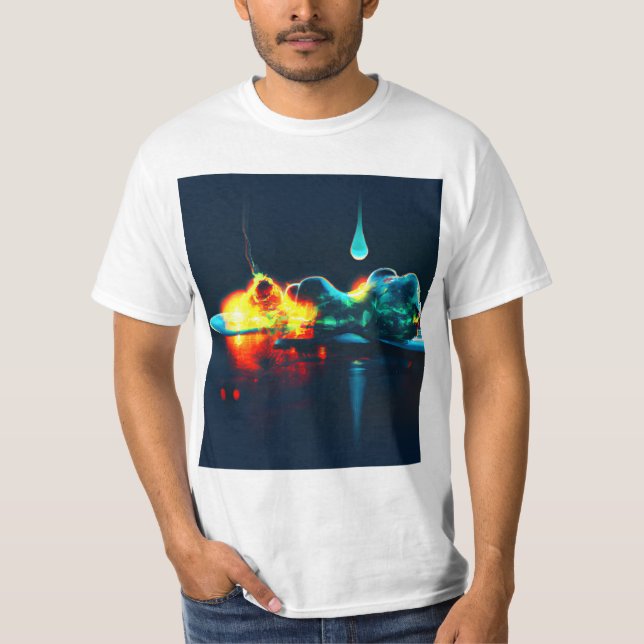 Camiseta Depressão Líquida Brilhante (Frente)