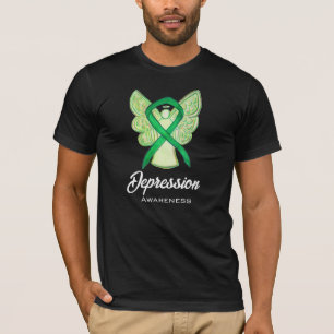 Camiseta Depressão Sensibilização Frisa Arte Anjo