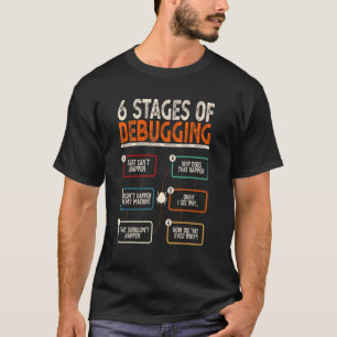 Camiseta Depurando o desenvolvedor de software do codificad