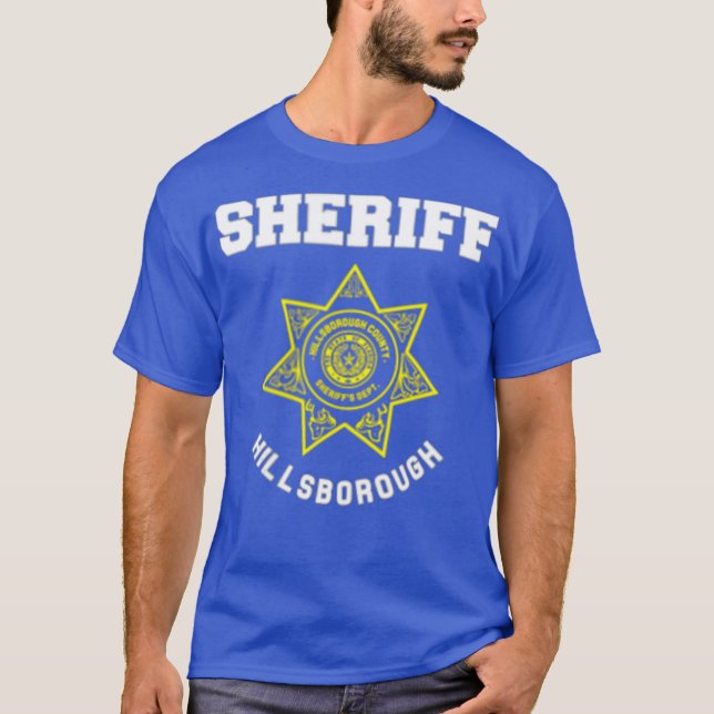 Camiseta Deputados do Xerife do Condado de Hillsborough, na (Frente)