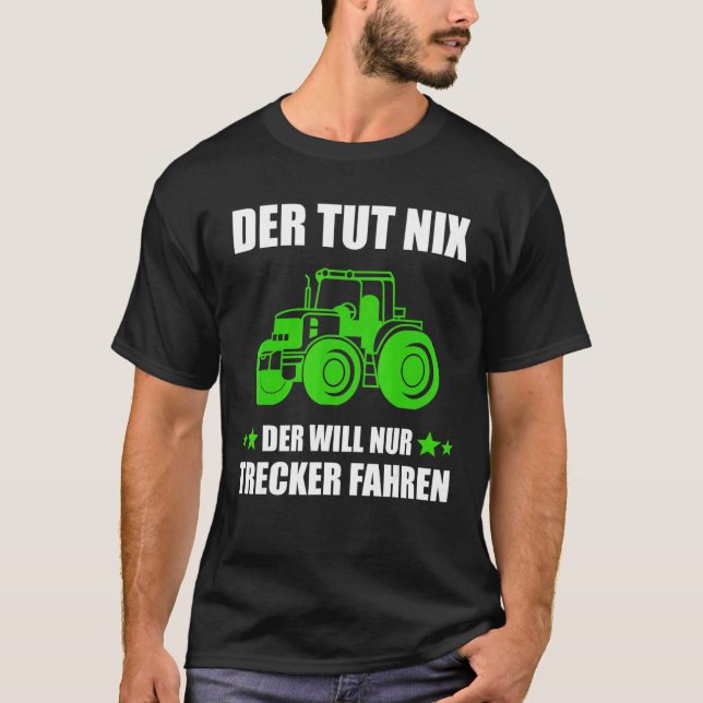 Camiseta Der Tut Nix Der Nur Trator Drivers (Frente)