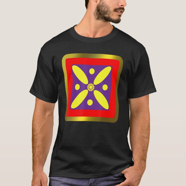 Camiseta Derafsh Kaviani Sasanian ou Império Sassanid (Frente)