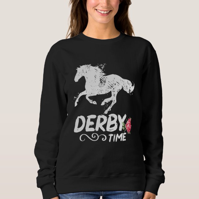Camiseta Derby Time Y all  Horses  Horse Racing Festival (Frente)