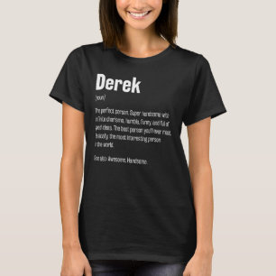 Camiseta Derek Definition Funny Nome Humor Apelido 1