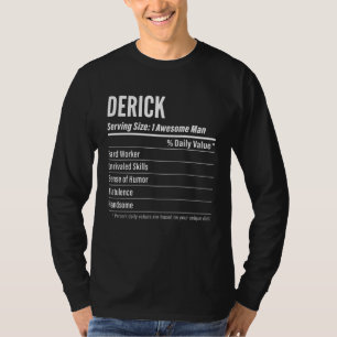 Camiseta Derick Fatos Nutricionais Tamanho da Porção Calor